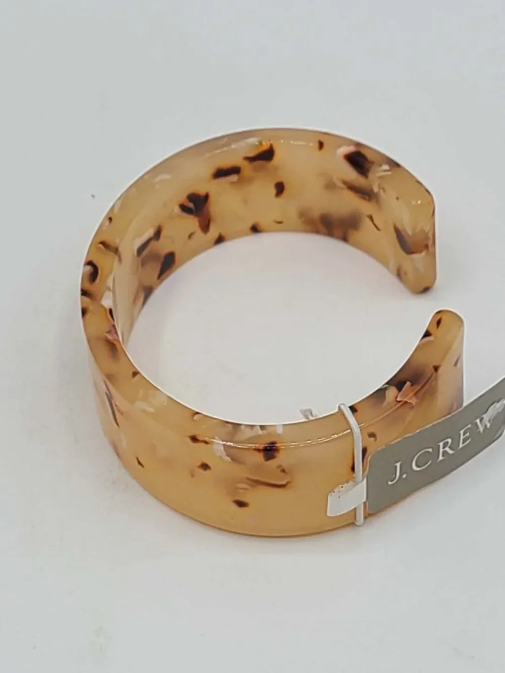 J Crew Faux Tortoise Cuff Bracelet NWT